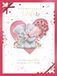 Me to You Tatty Teddy Luxe Boxed Handgemaakte Valentijnsdag Kaart 'To my Wonderful Wife' 30,5 x 22,9 cm - Officiële Collectie