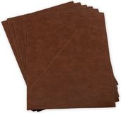 Brute Strength PU Leren Placemats - Set van 6 - Cognac - 43 x 30 cm