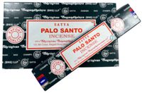 Satya bâtonnets d'encens Palo Santo - boîte de 12 paquets de 15 grammes