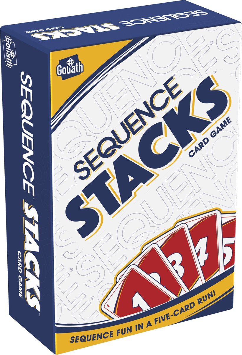 Goliath Sequence Stacks - Het Sequence kaartspel - 16,2 x 11,1 x 4,7cm - Ideaal reisformaat