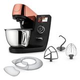 Moulinex I-Coach Touch QA950810 Verbonden keukenmachine, roestvrijstalen kom 5,5 l, gepatenteerde technologie, digitaal display, stil, 21 geprogrammeerde recepten, gratis app met coaching, I-Coach