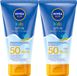 NIVEA SUN Kids Ultra Protect & Play Zonnebrand Lotion - SPF 50+ - Duo Pack - 2x 150 ml