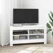 Maison Exclusive - Meuble TV d'angle, 102 x 41 x 50 cm, blanc laqué