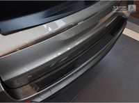 RVS Avisa RVS Achterbumperprotector 'Deluxe' passend voor BMW X5 (F15) 2013-2018 Zwart/Zwart Carbon
