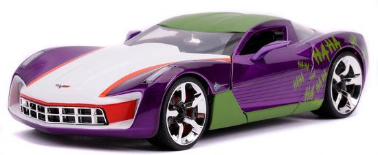 Jada Toys Joker 2009 Chevy Corvette Stingray 1:24 - 4006333068706