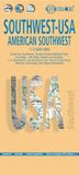 SOUTHWEST Borch USA 2. American Southwest 1:3 000 000 Road Map + City Maps