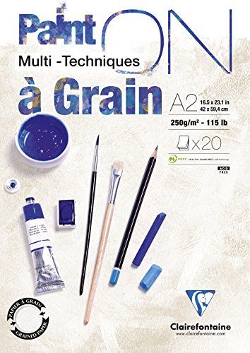 Clairefontaine Paint'ON Multi-Techniek Papier met Korrel