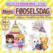 Nem & Sød FØDSELSDAG: Malebog i klistermærke-stil: Tykke streger – let at farvelægge | Over 50 søde motiver for børn og voksne | Bold & Easy malebog
