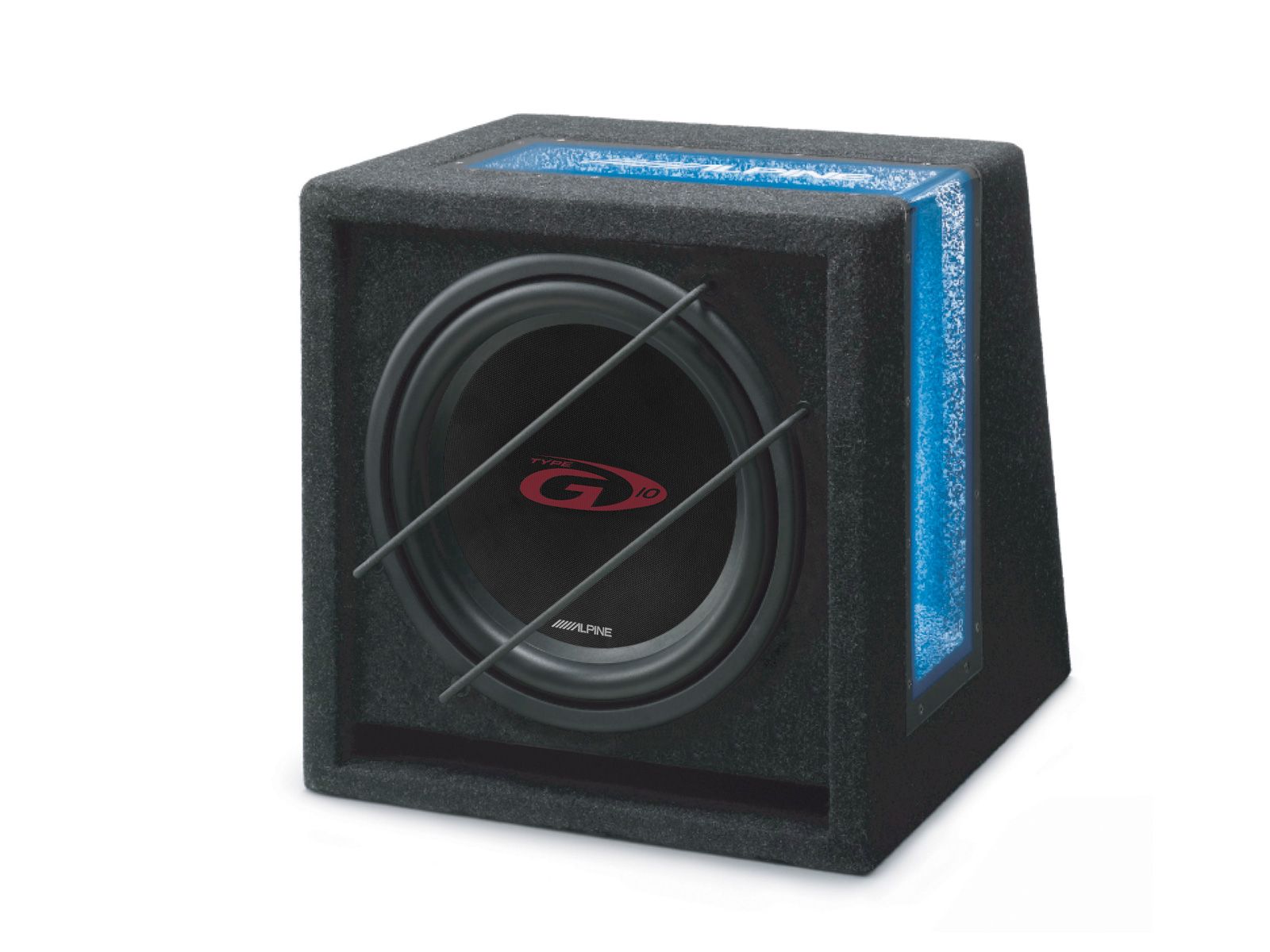 Alpine SBG-1044BR - Autosubwoofer - 150W - Zwart