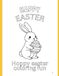 Happy Easter: Hoppy Easter Coloring Fun