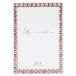 4x6 Zilver Metalen Sparkle Frame - Zacht Roze