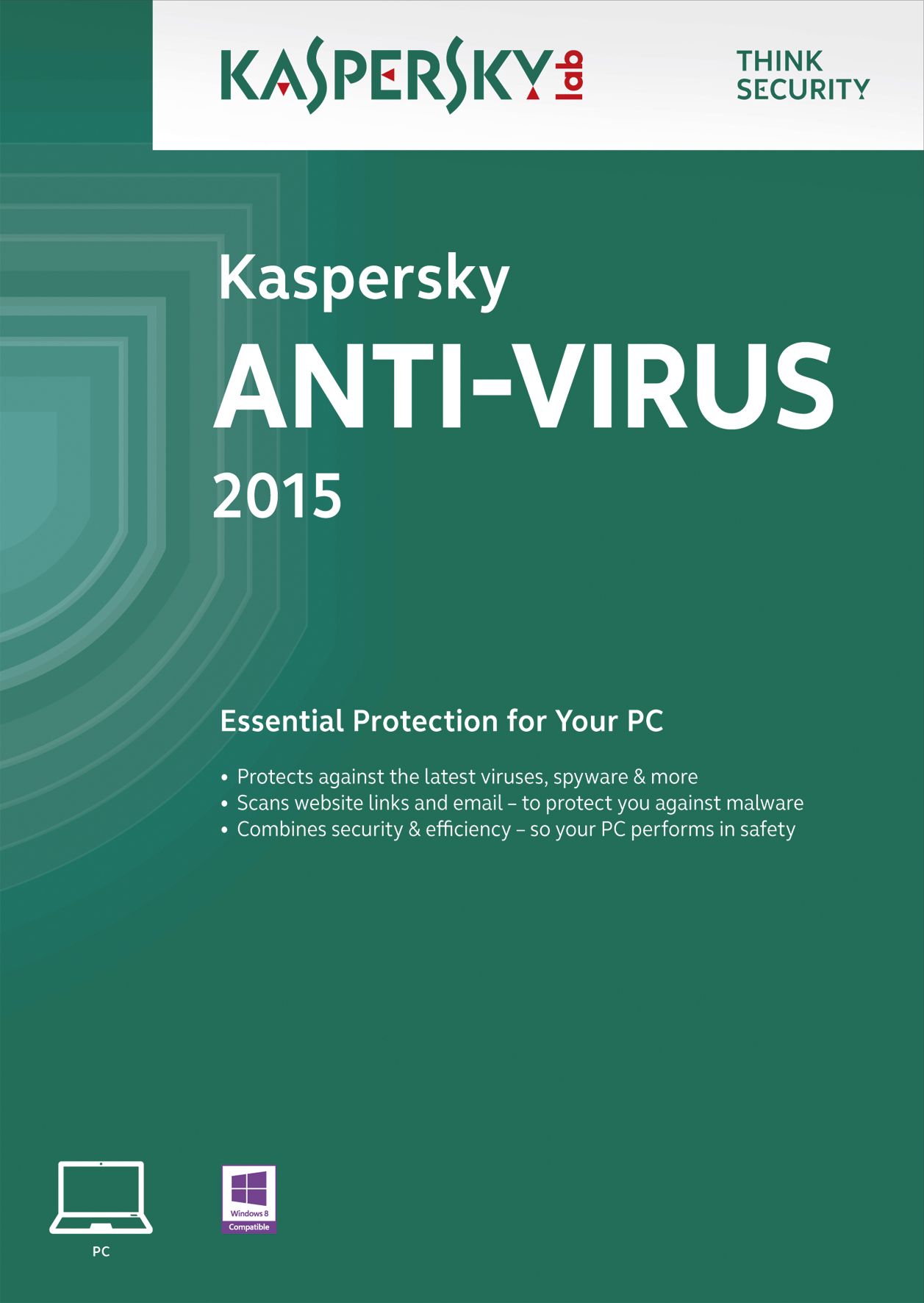 Kaspersky Anti-Virus 2015 - 2 gebruikers - meertalig