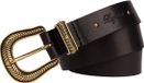 Legend Dames - Leren riem - Zwart - 105cm