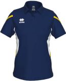 Errea Polo: Carmen Mc Ad Polo - Sportswear - Vrouwen - Blauw - Korte mouw - Polyester - L