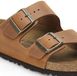 Birkenstock Sandales Arizona Cuir huilé Marron Unisexe Taille 44