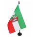AZ FLAG Tafelvlag Noordrijn-Westfalen 21x14 cm Polyester 100D Plastic Voet