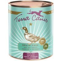 Terra Canis Natvoer Hond Graanvrij Adult eend 6x800 g