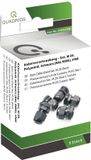 Quadrios 2102CA128 Wartel assortiment M20 PA66 Zwart 1 set(s)