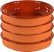 Gerimport Sevilla Bols de tapas - 4 pièces - 10 cm - Grès - Orange