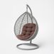 Homescapes Hangstoel Kussen - Dik Universeel Egg Chair Kussen - 80x120 cm - 100% Katoen - OEKO-TEX - Bruin