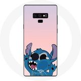 Maniacase Samsung Galaxy Note 9 Hoesje Stitch The Nose In The Air Roze Achtergrond