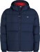 Tommy Jeans gewatteerde winterjas dark night navy