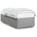 vidaXL Bedframe Lichtgrijs Stof 90x190 cm