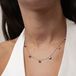 Hey Happiness Hartjes Ketting Dames - RVS - Zilver - Bedelketting met Hartjes - Waterproof - Verstelbaar - Valentijnscadeau Voor Haar