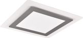 BES LED Trion Groan Plafondlamp - 46W - Vierkant - Mat Nikkel