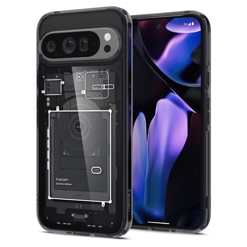 Spigen Ultra Hybrid Zero One Hoesje voor Google Pixel 9 Pro XL - Zwart/Transparant