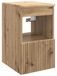 Artisanal chêne meuble de salle de bain 30 x 44,5 x 50 cm Bois traité