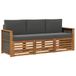 vidaXL - Sofa-Sets - 3-delig - Massief Acacia Hout