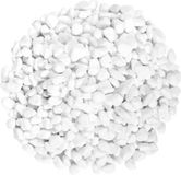 Concorde Decoratie/hobby stenen/kiezelstenen - wit - zakje 350 gram - van 5 tot 10 mm