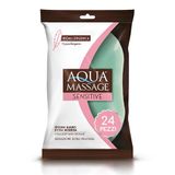 ARIX 24 extra zachte, hypoallergene badsponzen uit de lijn Aqua Massage Sensitive, delicate spons met fijne poriën, ideaal voor kinderen, 24 stuks