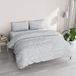 Italian Bed Linen Athena Beddengoedset met dekbedovertrek en kussenslopen, bedrukt, Jane, grijs, tweepersoonsbed