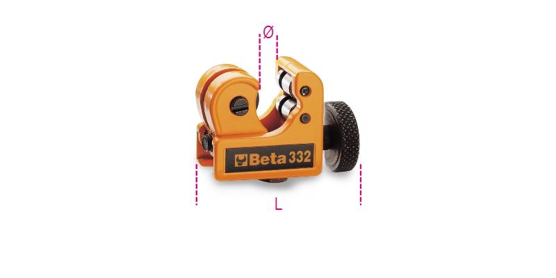 Beta Beta 332/2-Mini-Pijpsnijder Voor Koperen - 003320003