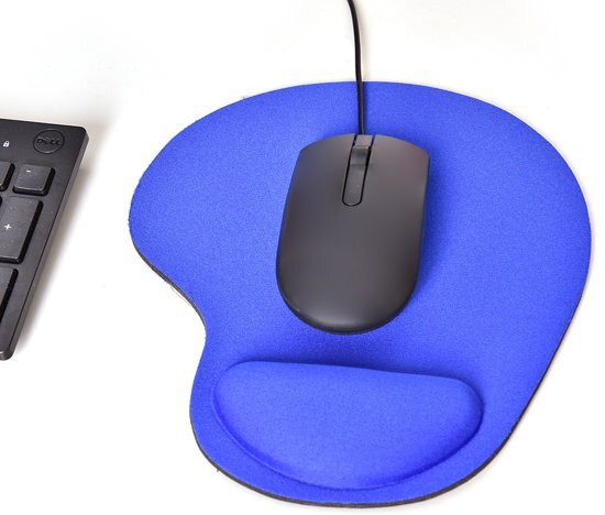 KOOZIEEU Mousepad met neoprene toplaag muismat blauw