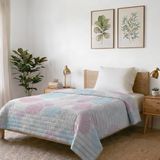 Zomer Molecole Zomer quilt "FANTASY" bedrukt, 170x270cm