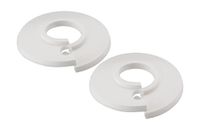 Rosette de couverture 20 mm, blanc, 2 pièces