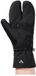 VAUDE Syberia Gants de vélo Unisexe Noir Velcro Polyester Coupe-vent Isolant Réfléchissant Hydrofuge Automne/Hiver 2024 Taille 12