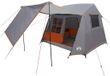 vidaXL Tente tunnel 275 x 240 x 200 cm Gris et Orange