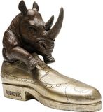 Kare Design Neushoorn Schoen Tafeldecoratie Goud Polyresin