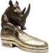 Kare Design Neushoorn Schoen Tafeldecoratie Goud Polyresin