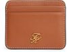 Tommy Hilfiger Porte-cartes en cuir Script Cognac