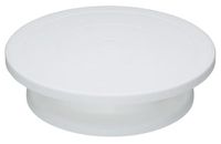 KitchenCraft Taart Standaard 28,5 x 28,5 cm, Porselein - Wit