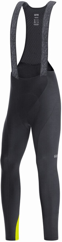 Gore Wear C3+ Thermische Bib Tights Heren, black/neon yellow