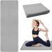 Tapis de sport pliable pour yoga et fitness - compact et antidérapant - Gris
