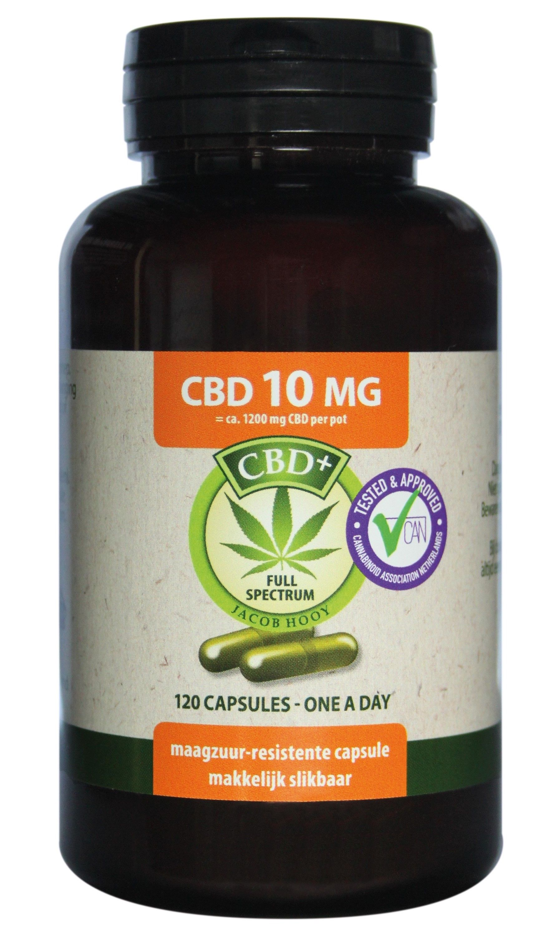 Jacob Hooy CBD 10mg Capsules - 8712053712947