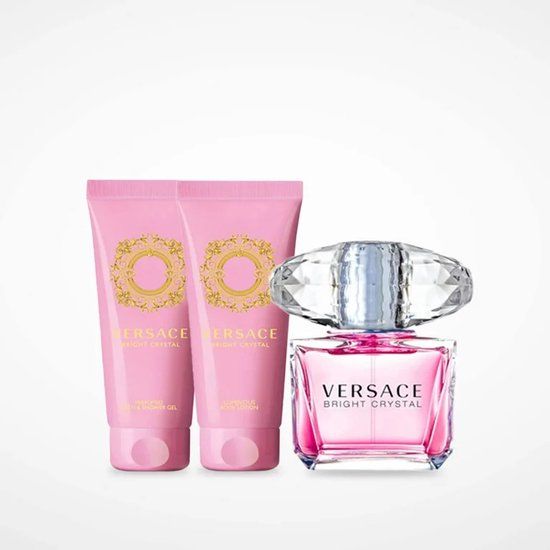 Versace Bright Crystal Eau De Toilette 90ml Gift Set