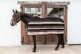 Kentucky Horsewear Couverture polaire rayures marron/beige 155/205